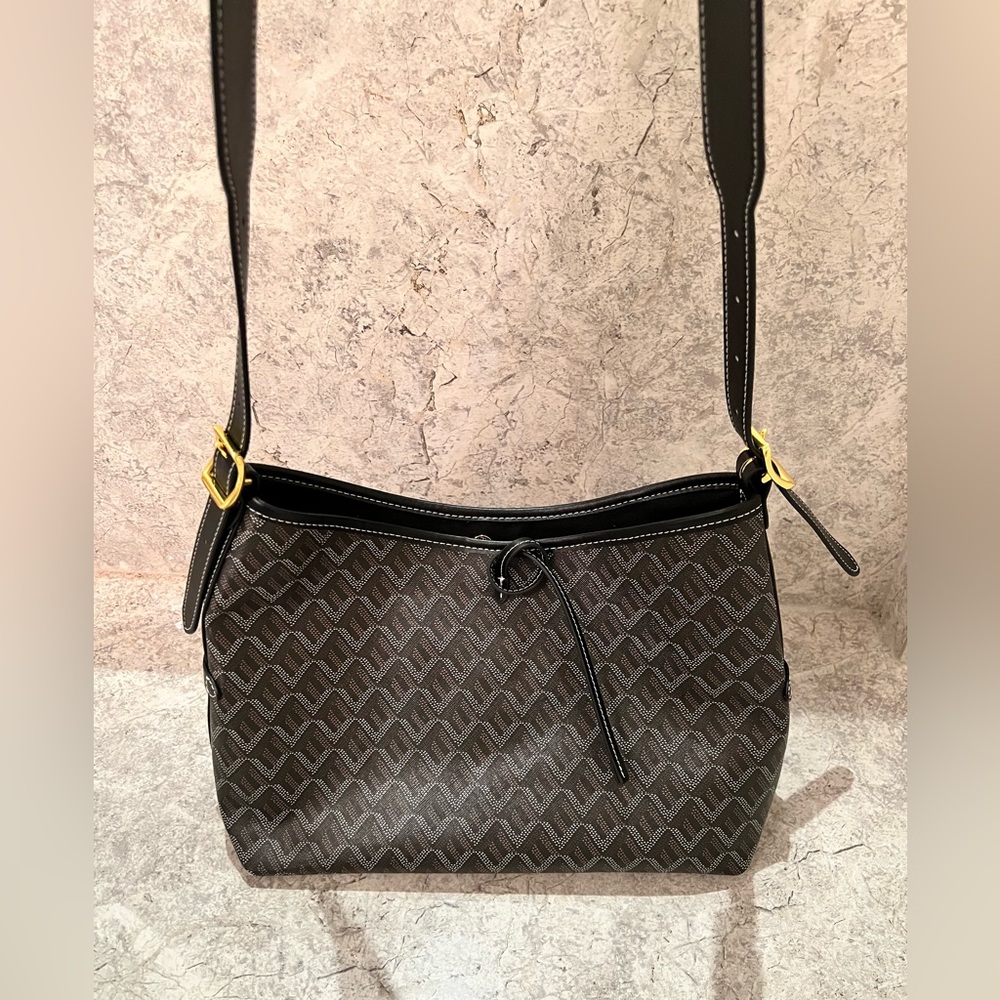 Grey cross body bag